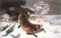 Courbet, Gustave - The Fox in the Snow